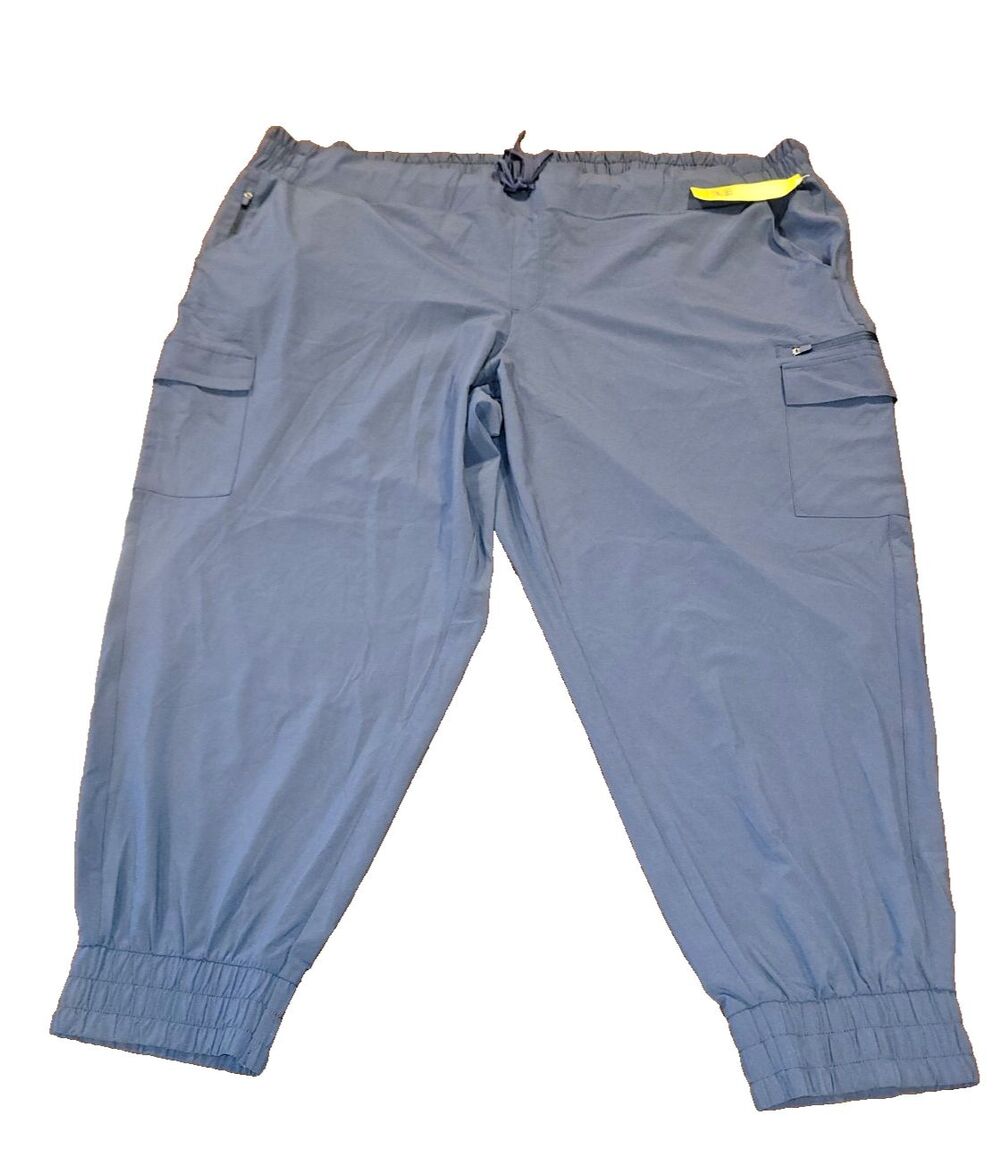 All In Motion Dressy Cargo Pants, Blue, Size 3XL